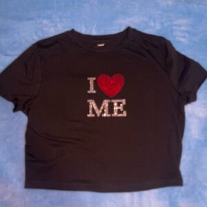 SHEIN I ❤️me crop top